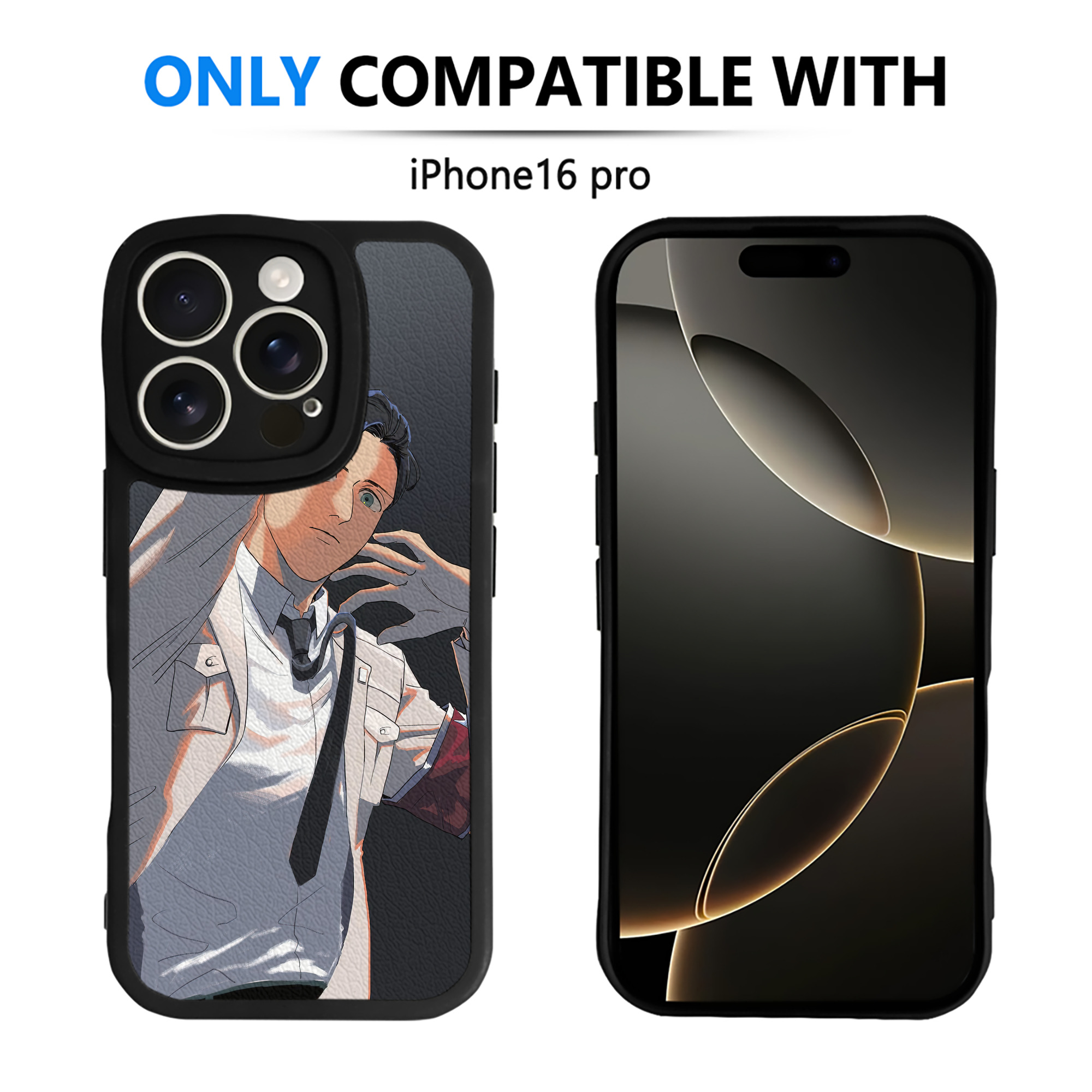 （画像用） 進撃の巨人 Attack on Titan 【iPhone 16シリーズ対応】シリコンスマホケース（レザー調） 材質：シリコン